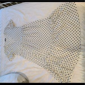 Polka dot midi dress!!